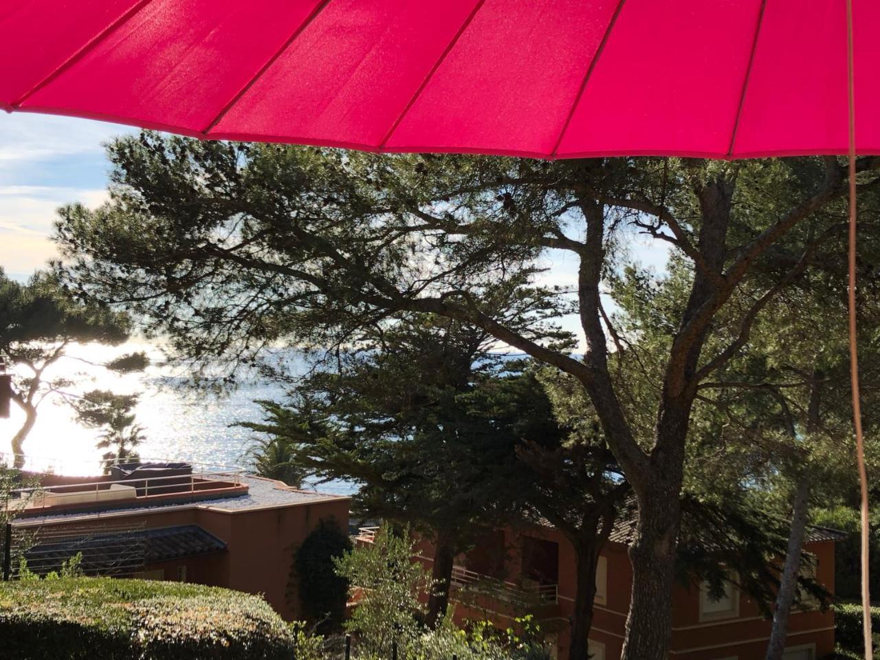 50M Plage T2 Grande Terrasse Vue Mer Climatise Piscine Chauffee, Parking Clos Gratuit Sanary-sur-Mer Eksteriør billede